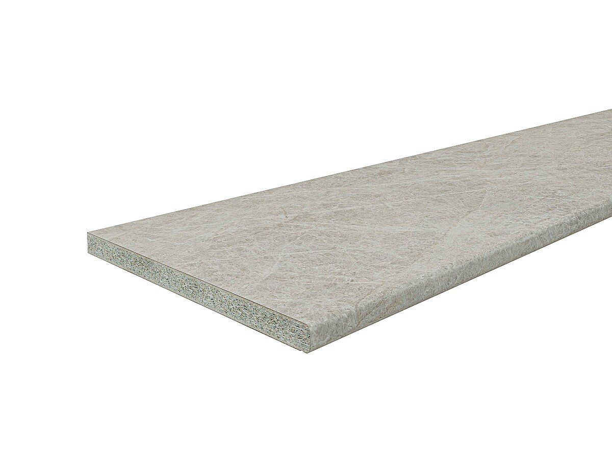 Столешница Hard-38U Прямая (упак.) Кварц белый 38x3050x600