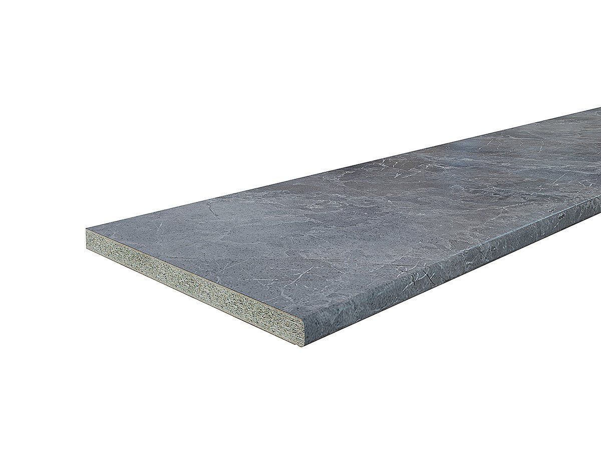Столешница Hard-38U Прямая (упак.) Мрамор серый 38x3050x600