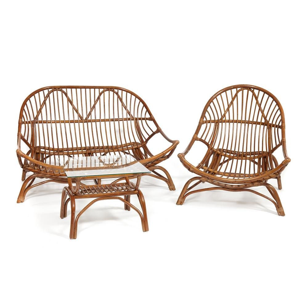 Столик кофейный VENICE 53x46x45 см, coco brown (коричневый кокос)