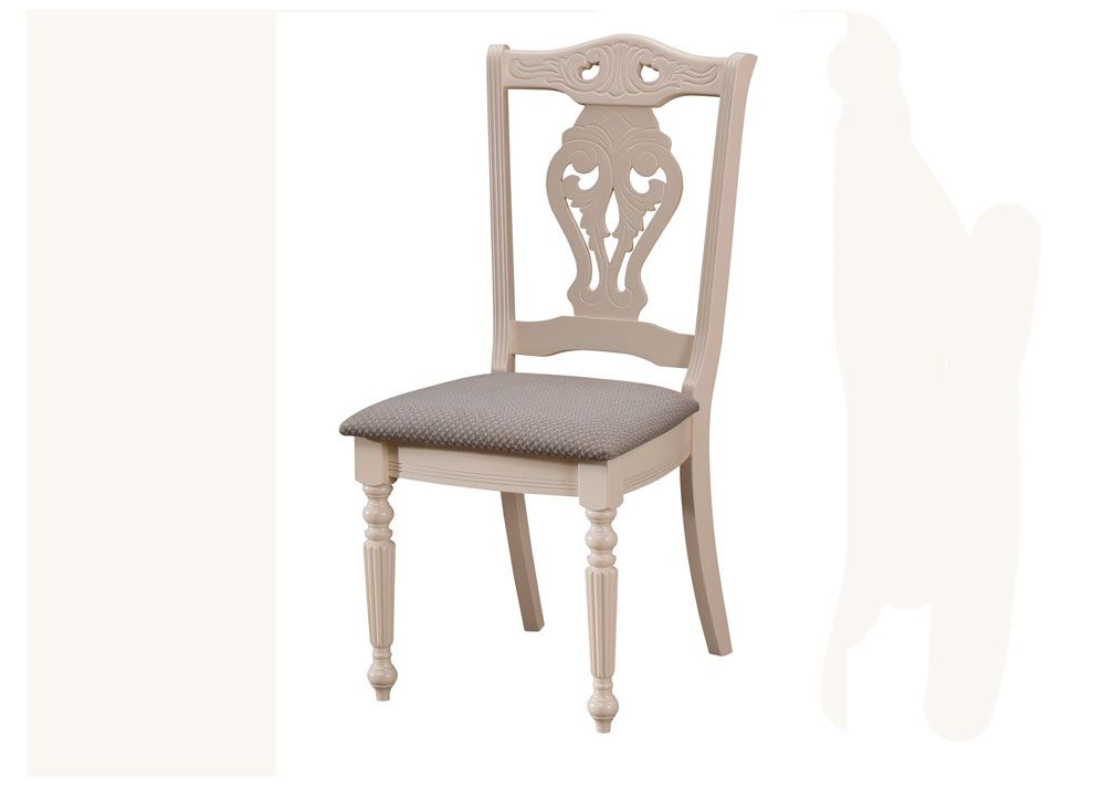 Стул 5719 S MK-1501-IV (каркас) 46х56х101 см Слоновая кость 6 шт. в 2 кор.