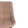 Стул ABRUZZO ( mod. 8060 ) - 1 шт. в упаковке металл,ткань, 42 х 60 х 84 х 49 см, ткань: серо-бежевый, ножки: черный - 6