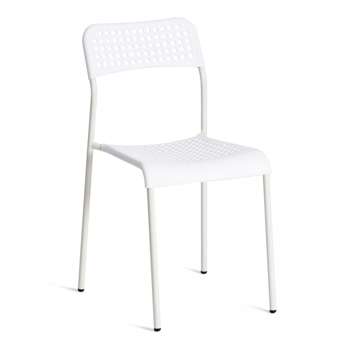 Стул ADDE (mod. C-049) - 1 шт. в упаковке металл-пластик, 39 х 49 х 78 см, White (белый)
