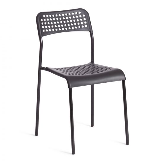 Стул ADDE (mod. C-049) металл-пластик, 39 х 49 х 78 см, Black(черный) разборный