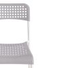 Стул ADDE (mod. C-049) металл-пластик, 39 х 49 х 78 см, Grey(серый)-White(белый) разборный - 6