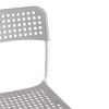 Стул ADDE (mod. C-049) металл-пластик, 39 х 49 х 78 см, Grey(серый)-White(белый) разборный - 9