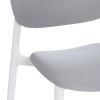 Стул ADORE (mod. XRB-1025) пластик, серый - белый (grey - white), 41 х 53 х 81,5 см - 6