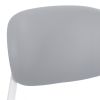 Стул ADORE (mod. XRB-1025) пластик, серый - белый (grey - white), 41 х 53 х 81,5 см - 8