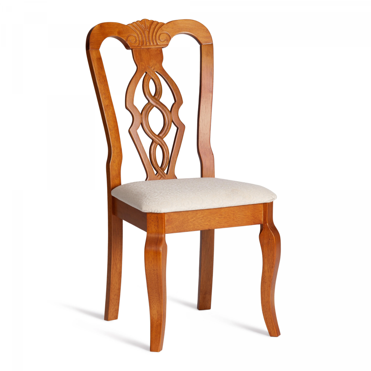 Стул - Афродита- Aphrodite (комплект) дерево гевея, 46х54х99см, Espresso (дуб в красноту), ткань кре