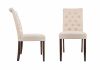 11017 Стул Amelia dark walnut - fabric cream - 2
