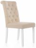 11021 Стул Amelia white - fabric cream - 5