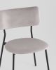 Стул Амелия велюр светло-серый - 3