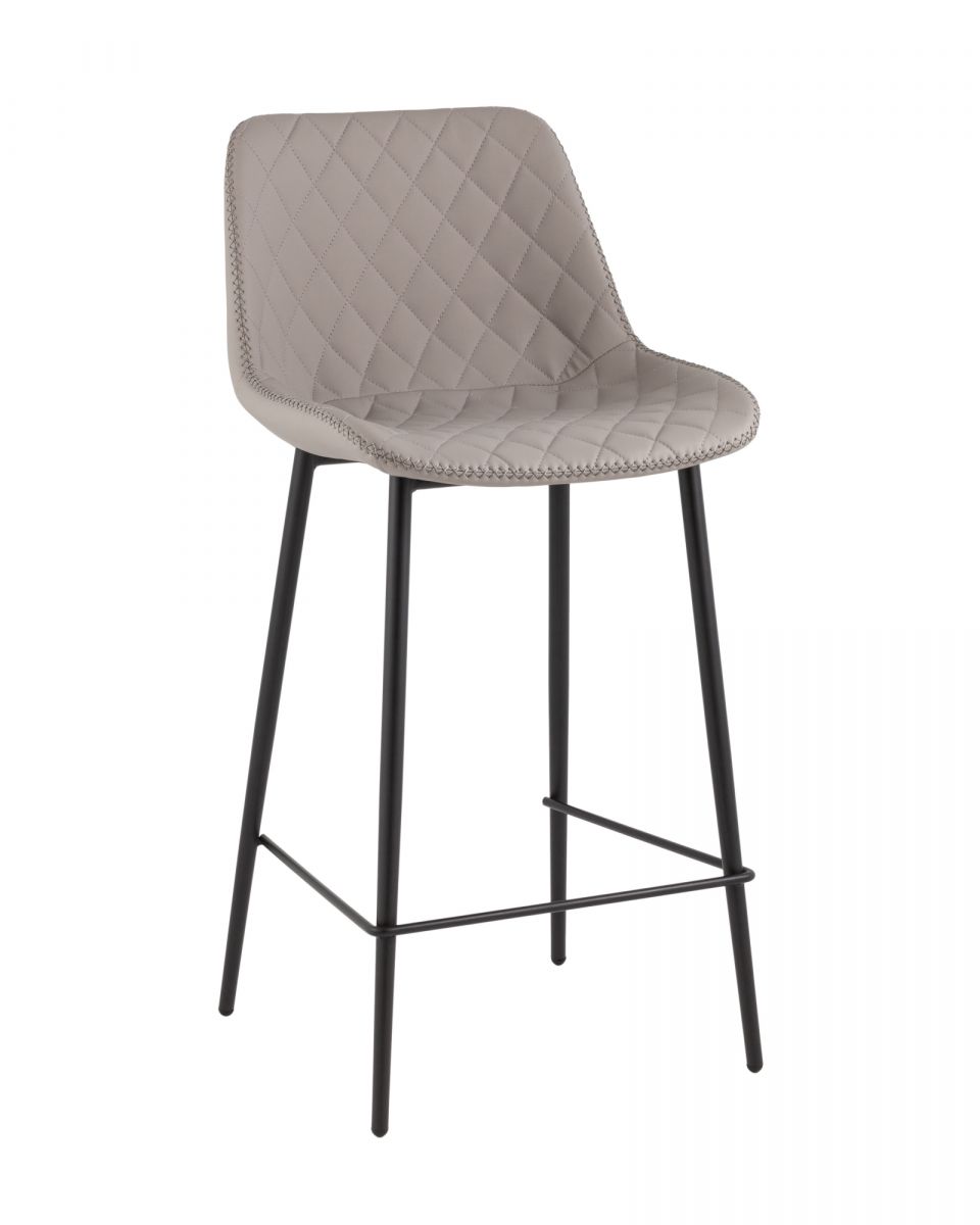 Стул барный Arch экокожа серый
