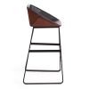 Стул барный DORO (mod. 9088S) пластик-металл, 53,5 х 52 х 74 х 97,5 см , Grey (Cерый) 7 - Brown (Коричневый) 9 - черный - 2