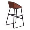 Стул барный DORO (mod. 9088S) пластик-металл, 53,5 х 52 х 74 х 97,5 см , Grey (Cерый) 7 - Brown (Коричневый) 9 - черный - 3
