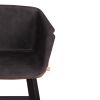 Стул барный DORO (mod. 9088S) пластик-металл, 53,5 х 52 х 74 х 97,5 см , Grey (Cерый) 7 - Brown (Коричневый) 9 - черный - 6