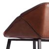Стул барный DORO (mod. 9088S) пластик-металл, 53,5 х 52 х 74 х 97,5 см , Grey (Cерый) 7 - Brown (Коричневый) 9 - черный - 9