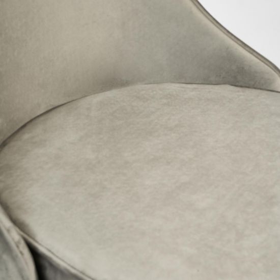 Стул барный KISH (mod. 714) ткань-металл, 50х57х110 см, высота до сиденья 78 см, серый barkhat 26-черный
