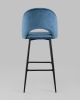 Стул барный Меган SN велюр пыльно-синий - 7