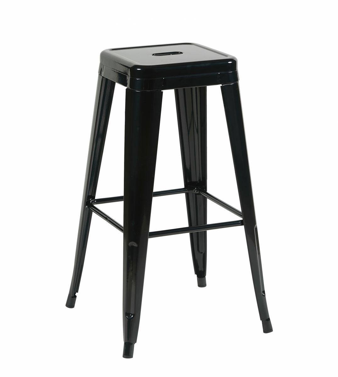 Стул барный TOLIX черный глянцевый KD