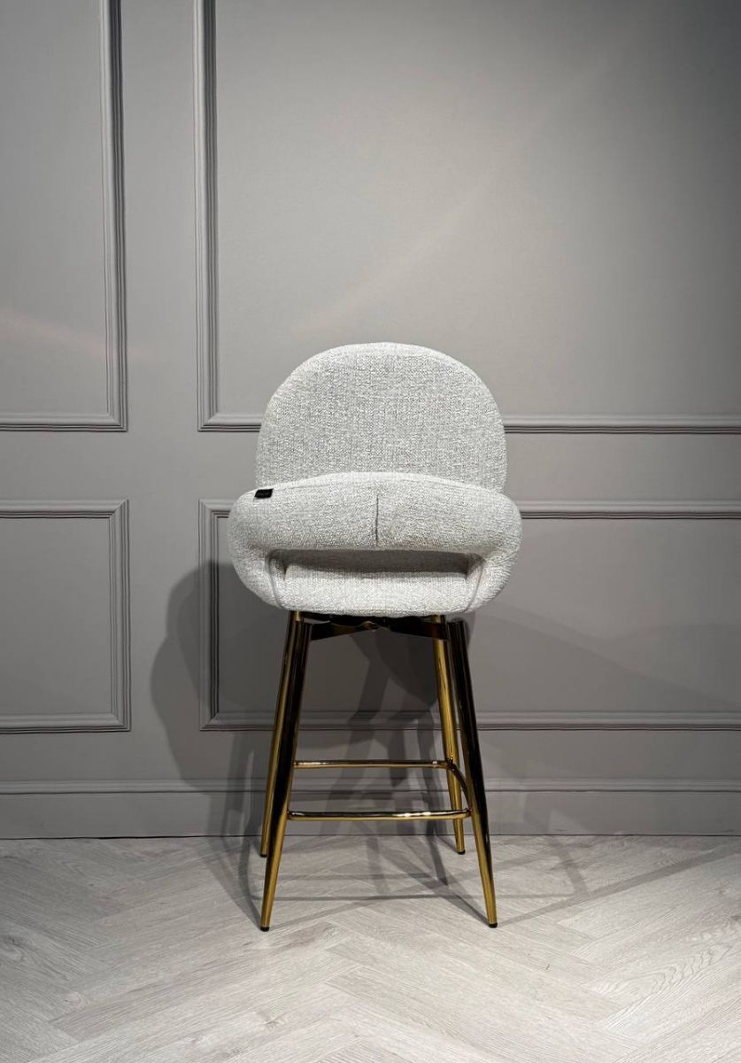 Стул барный Виола BS1241-WT | белый крем |золото