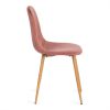 Стул BREEZE (mod. 4724) Велюр-металл , 44 х 53 х 87 см, Coral (коралловый) HLR44 - натуральный - 2