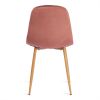 Стул BREEZE (mod. 4724) Велюр-металл , 44 х 53 х 87 см, Coral (коралловый) HLR44 - натуральный - 4