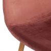 Стул BREEZE (mod. 4724) Велюр-металл , 44 х 53 х 87 см, Coral (коралловый) HLR44 - натуральный - 7
