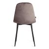 Стул BREEZE (mod. JSC-58) Велюр-металл , 44 х 53 х 86 см, Dark grey (темно-серый) HLR24 - черный - 4