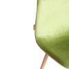Стул BREEZE (mod. JSC-58) Велюр-металл , 44 х 53 х 86 см, Green (зеленый) HLR54 - натуральный - 13