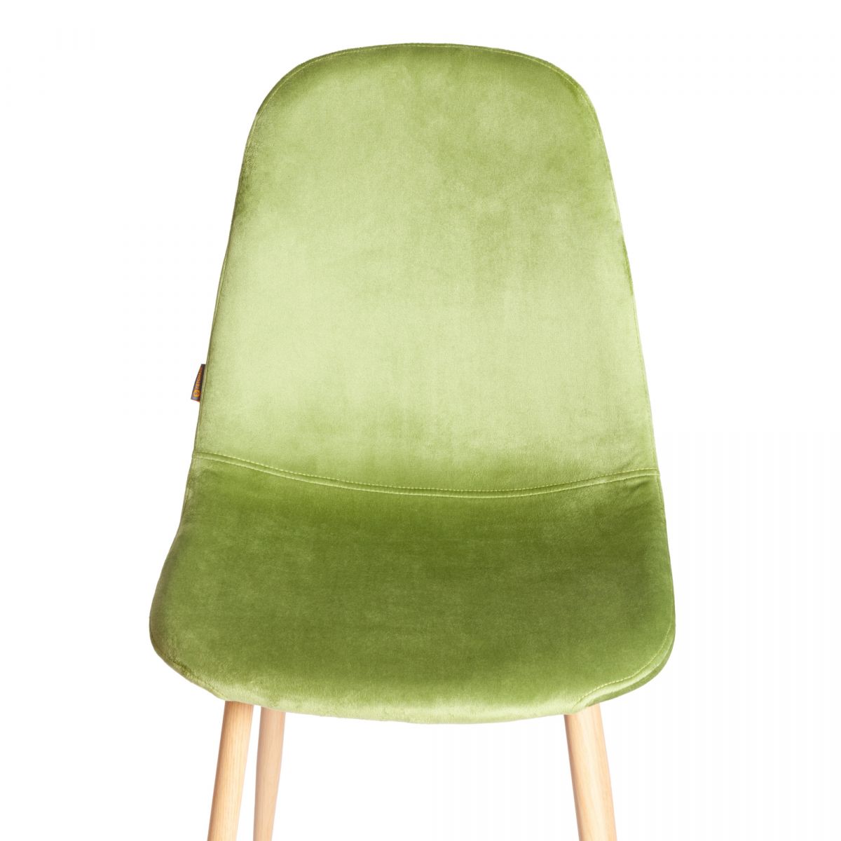 Стул BREEZE (mod. JSC-58) Велюр-металл , 44 х 53 х 86 см, Green (зеленый) HLR54 - натуральный