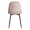 Стул Бриз-Breeze (мод.4724)-1 шт. в упаковке велюр-металл, 44х53х87см, кофейный (HLR9)-черный - 4