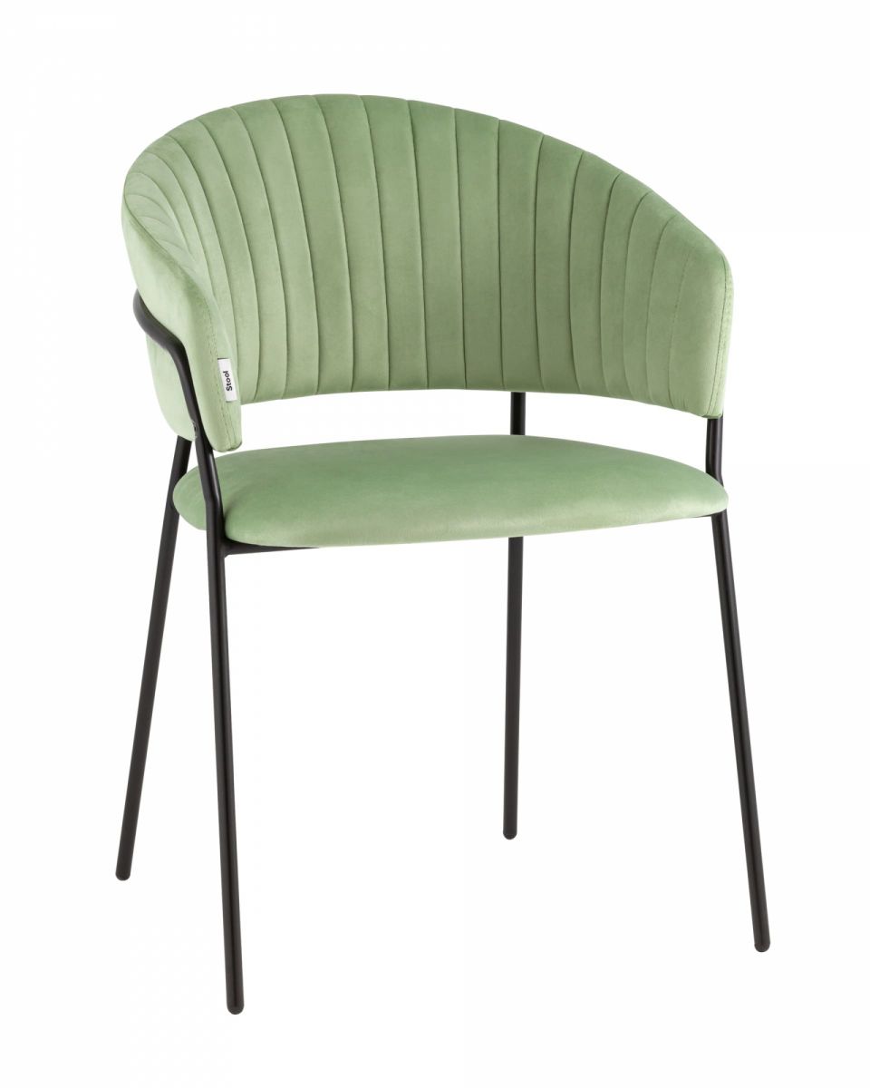 Стул Бруно велюр фисташковый