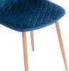 Стул Capri dark blue - wood - 3