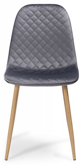 Стул Capri dark gray - wood