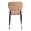 Стул CAROL (mod. UC06) металл, вельвет, 45 х 56 х 82 см, Brown (коричневый) HLR11 - черный - 5