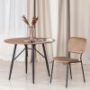 Стул CAROL (mod. UC06) металл, вельвет, 45 х 56 х 82 см, Brown (коричневый) HLR11 - черный - 8