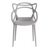 Стул Cat Chair (mod. 028) пластик, 53 x 59 x 82,5 см, темно-серый (Dark grey NX-GR-20) - 5