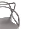 Стул Cat Chair (mod. 028) пластик, 53 x 59 x 82,5 см, темно-серый (Dark grey NX-GR-20) - 6