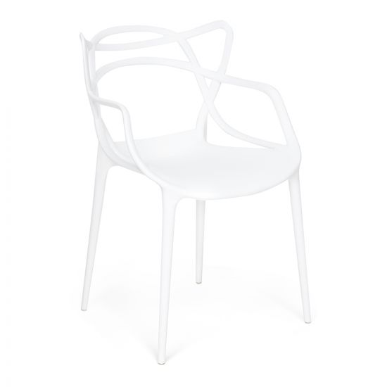 Стул Cat Chair (mod. 028) пластик, 54,5*56*84см, белый, 018