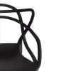 Стул Cat Chair (mod. 028) пластик, 54,5*56*84см, черный, 3010 - 6
