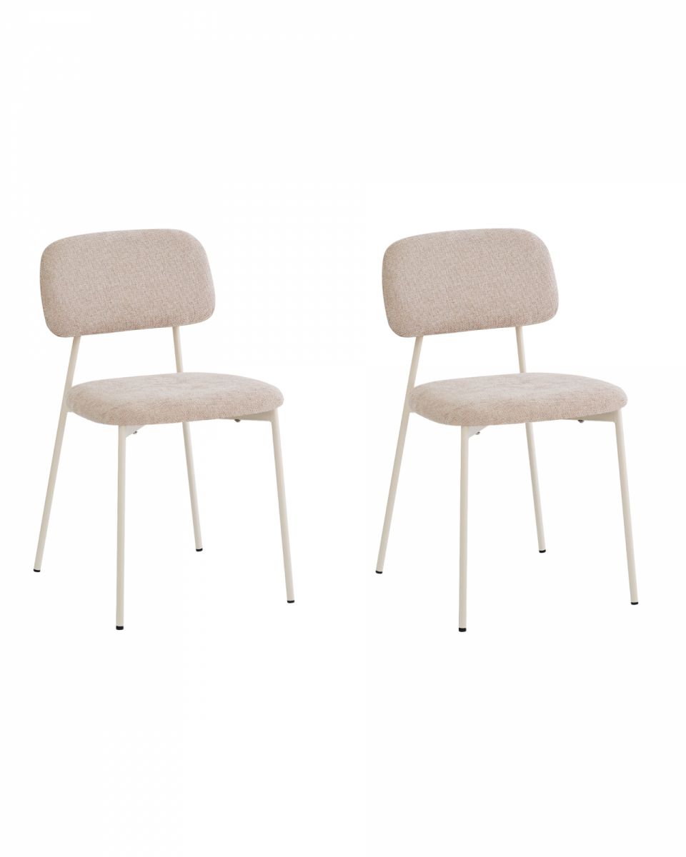 Стул Chao бежевый бежевые ножки 2 шт.