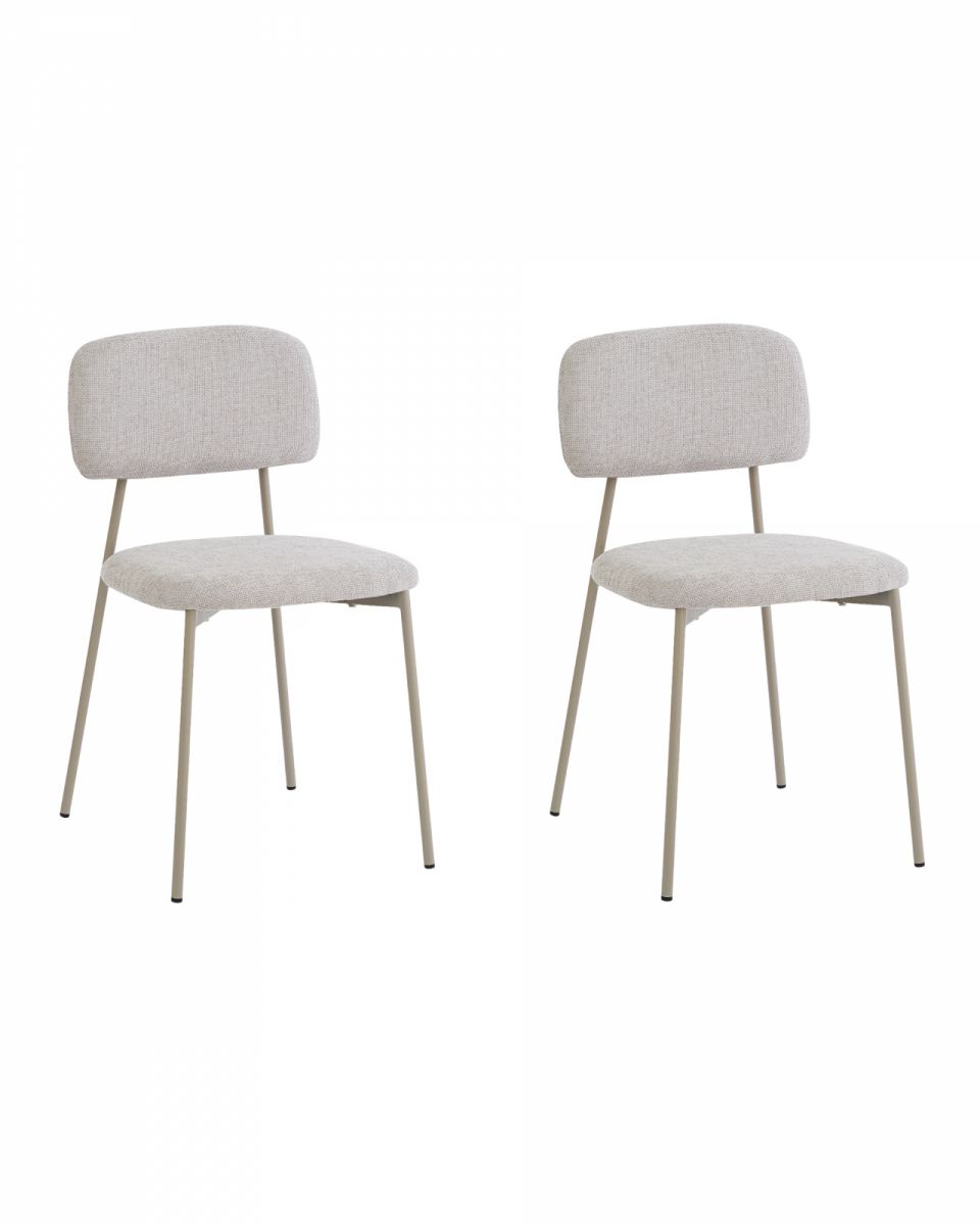 Стул Chao серый серые ножки 2 шт.