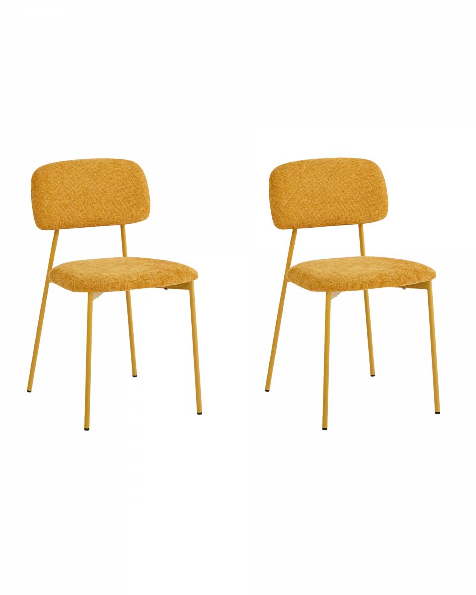 Стул Chao желтый желтые ножки 2 шт.