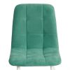 Стул CHILLY MAX Велюр-металл , 45 х 54 х 90 см , бирюзово-зелёный-белый - 6