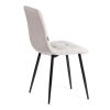 Стул CHILLY (mod. JSC-220) Велюр-металл , 44,5х52,5х88 см, Light grey (светло-серый) HLR14 - черный - 3