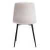 Стул CHILLY (mod. JSC-220) Велюр-металл , 44,5х52,5х88 см, Light grey (светло-серый) HLR14 - черный - 4