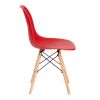 Стул CINDY (EAMES) (mod. 001) - 1 шт. в упаковке дерево бук-металл-сиденье пластик, 51x46x82.5см, кр - 2