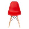 Стул CINDY (EAMES) (mod. 001) - 1 шт. в упаковке дерево бук-металл-сиденье пластик, 51x46x82.5см, кр - 5