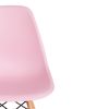 Стул CINDY (EAMES) (mod. 001) - 1 шт. в упаковке дерево бук-металл-сиденье пластик, 51x46x82.5см, св - 6