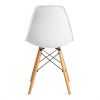 Стул CINDY (EAMES) (mod. 001) - 1 шт. в упаковке дерево бук-металл-сиденье пластик, 51x46x82.5см, wh - 4
